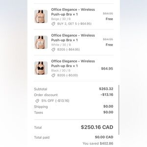 CHERRIES bra lot (9) - Size 30B